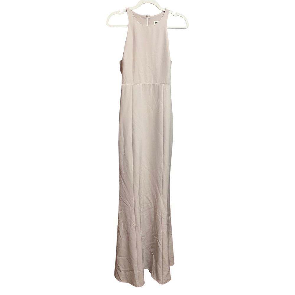 Show Me Your Mumu Chicago High Neck Maxi Dress‎ Pale Pink Sz M